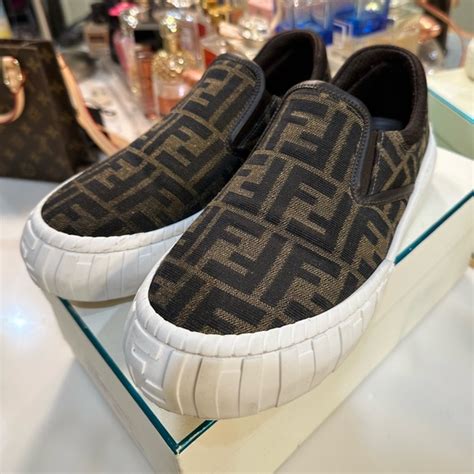 fendi slip-on sneakers sale|Fendi designer high top sneakers.